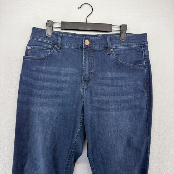 Mugsy Jeans Men's 34x32 Fits 32x31 Blue Fultons Stretch Flx3NFU Dark Wash Flex - Picture 2 of 11